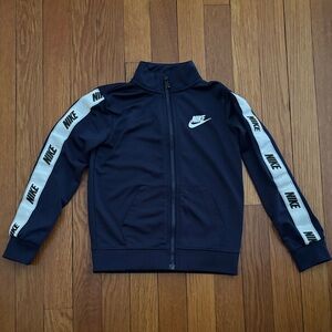 Nike Dark Blue Jacket with White Accents